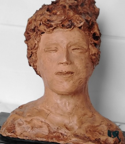 Scultura boho busto vintage - scultura,