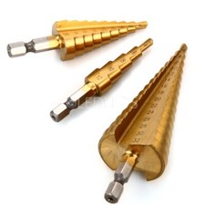 KIT 3 FRESE CONICHE IN ACCIAIO