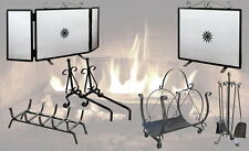 Accessori camino - Parascintille -  Brucialegna - Alari - Portalegna - Schermi