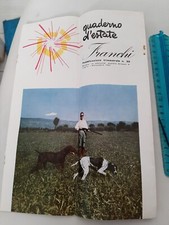 1961 QUADERNO ESTATE (10) CACCIA - PUBBLICITA' FUORIBORDO FRANCHI 16 HP SPRITE