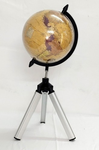 Mappamondo stile vintage su - 8",
