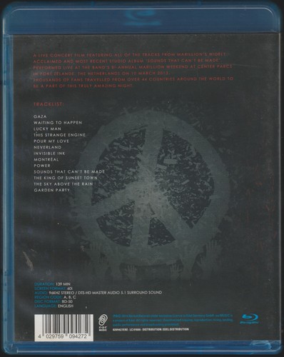 Rare bluray marillion - marillion, a