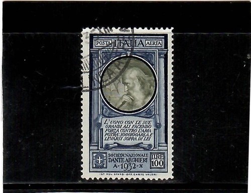 Regno 1932 dante rarissimo - regno,