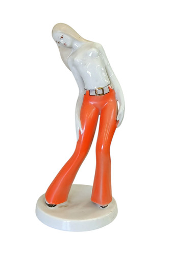 Statua porcellana vintage - porcellana,