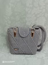 Borse donna lavorate a uncinetto. Elegante e pratica. Fatta a mano. Borsa donna.
