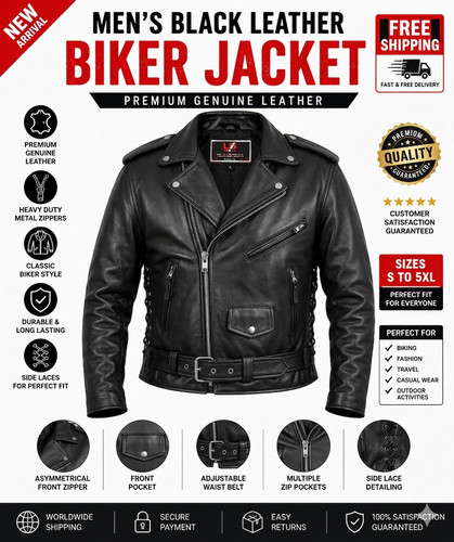 Giacca motociclista uomo pelle - uomo,