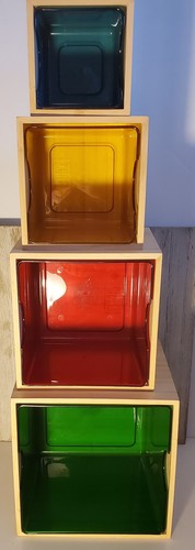 Cassettiera cubo vintage - a,