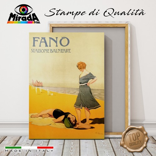 Quadro vintage fano pesaro - quadro,