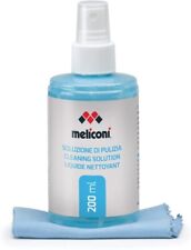 Meliconi- C-200 - Soluzione Detergente con Panno Microfibra 20 x 20 cm -  200 ml