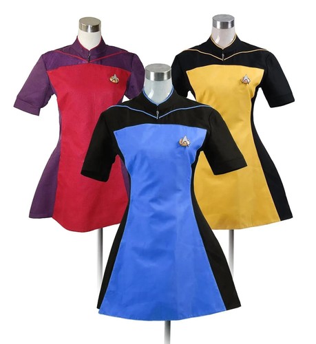 Star trek tng - red, blue