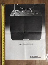 Pubblicità vintage 1970 televisore BRIONVEGA televisione design FAI UNA PROPOSTA