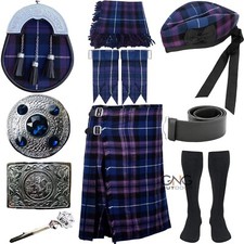 Scozzese Uomo 10 Pezzi Tartan