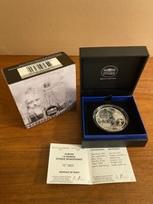 10 EURO 2019 FRANCIA PROOF SILVER ARGENTO RINASCIMENTO LEONARDO DA VINCI BE € PP