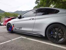 SPOILER ESTENSIONE GONNA LATERALE CARBONIO STILE DTM ADATTO PER BMW F32 F33 M SPORT SPORT SPORTS