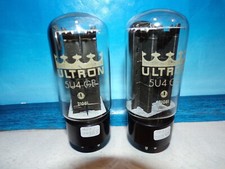 5U4GB ULTRON # COPPIA ABBINATA