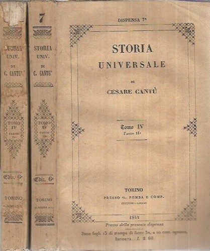 Storia universale anno 1844 - anno,