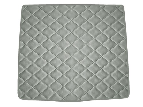 Grigio ecopelle trapuntata - grigio,