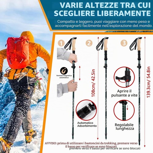 Guhaool bastoni trekking - bastoni,