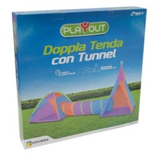Tenda con Tunnel con Tenda