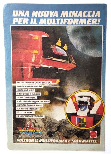 Pubblicita voltron mattel - pubblicita',