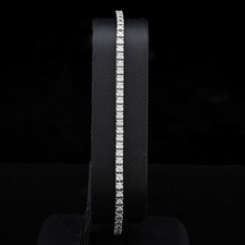 BRACCIALE TENNIS GIORGIO VISCONTI ORO 18 KT BRILLANTI 1.48 CT SCATOLA E GARANZIA