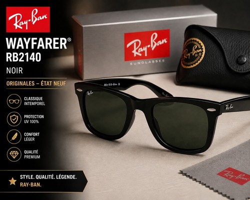 Ray ban wayfarer - rb2140, noir
