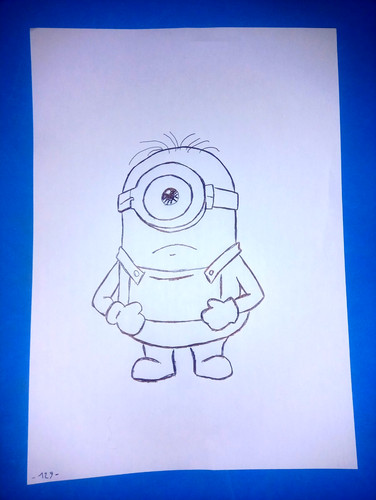 Disegno minions comics - disegno, di