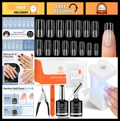 Nail gel kit with short - nail, 15