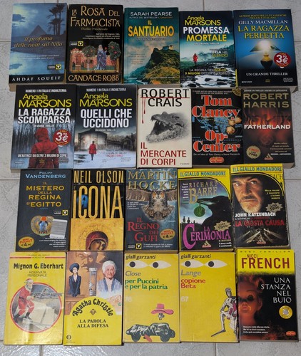 Lotto libri romanzi gialli - lotto,