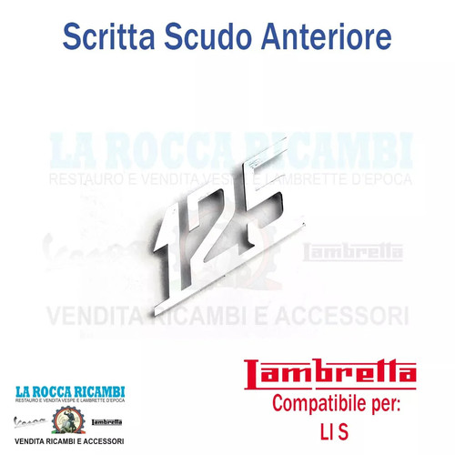 Scritta decalcomania 125 - scritta, /