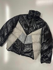 Giacca tampone imbottita Neil Barrett grigia/neromodernista nuova con etichette taglia £1500 piccola