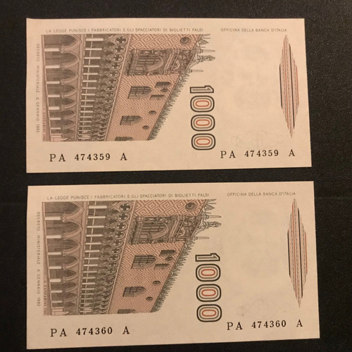 1982 banconota marco polo lire - banconota,