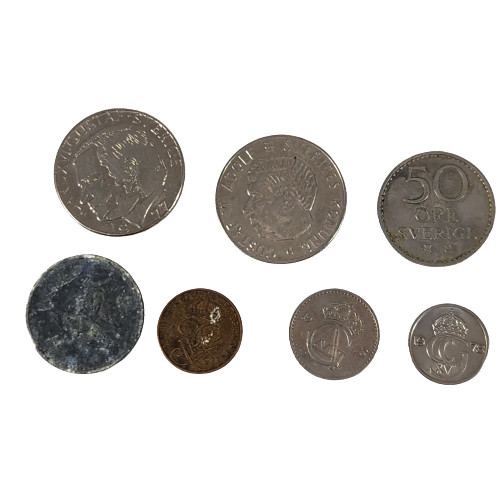 Swedish krona coins lot 7 - swedish,