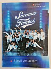 Saranno Famosi Raccolta Brani 19 Testi e Accordi con Poster 2002