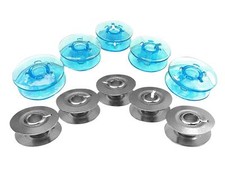 Bobine blu e bobine in metallo