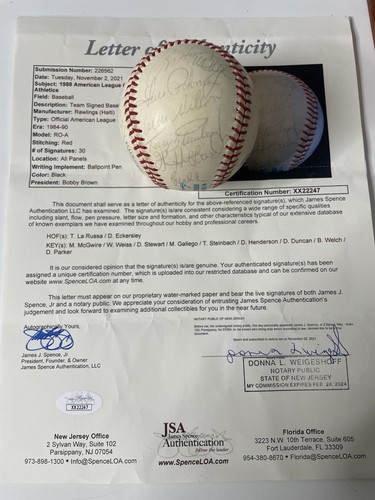 Baseball firmato major league - firmato,