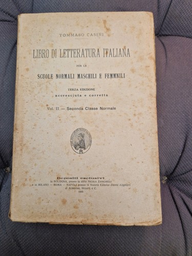 Libro letteratura italiana - di,