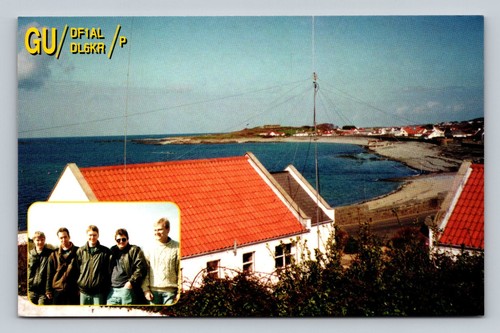 Ham radio qsl df1al p - radio, gu/df1al/p