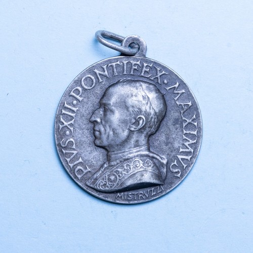 Pio xii medaglia - xii, senza