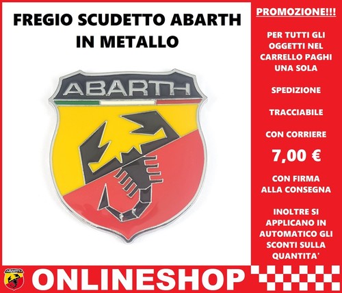 Fregio scudetto abarth - abarth, stemma