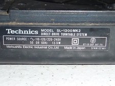 Supporto – base per giradischi Technics SL 1200 MK2 