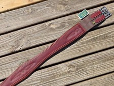 Devoucoux Allure Marrone/Marrone Imbottito Cacciatore Circonferenza Inglese - 54"-135cm - Nuovo con etichette!