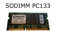 Memoria RAM SODIMM PC133 - 64 128 512 MB - Kingston, Apacer, No-Brand