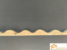 Listello Odulato IN Abete  Montaggio Lamiera Vetroresina Legno Tetto Onda