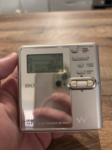 Sony walkman minidisc rh910 - minidisc, mz-rh910
