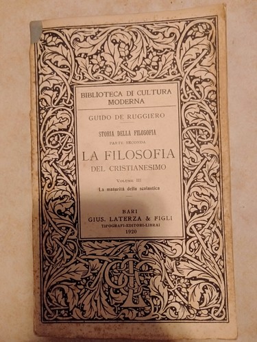 Storia della filosofia - , parte