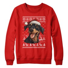 Felpa Doberman Natalizia per