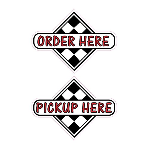 Decalcomanie food truck ordina - decalcomanie,