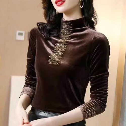 Camicia velluto femminile - in,