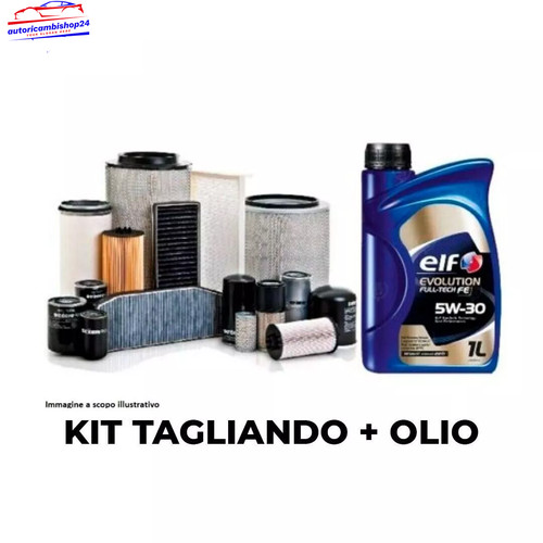 Kit tagliando olio elf - +, 5w30